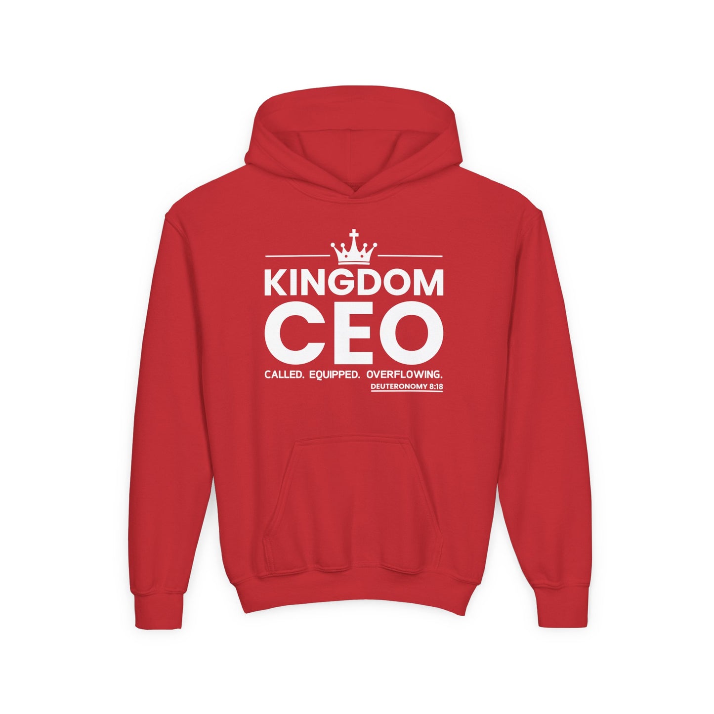 Kingdom CEO™ - Called. Equipped. Overflowing Youth Hoodie