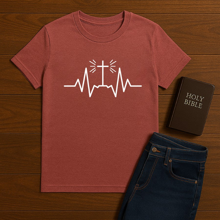 Cross Heartbeat Tee