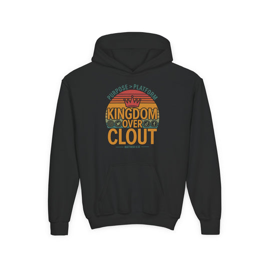 Kingdom Over Clout Youth Hoodie