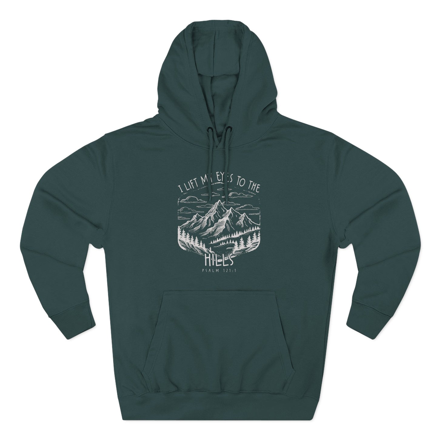I lift my eyes to the hills Hoodie