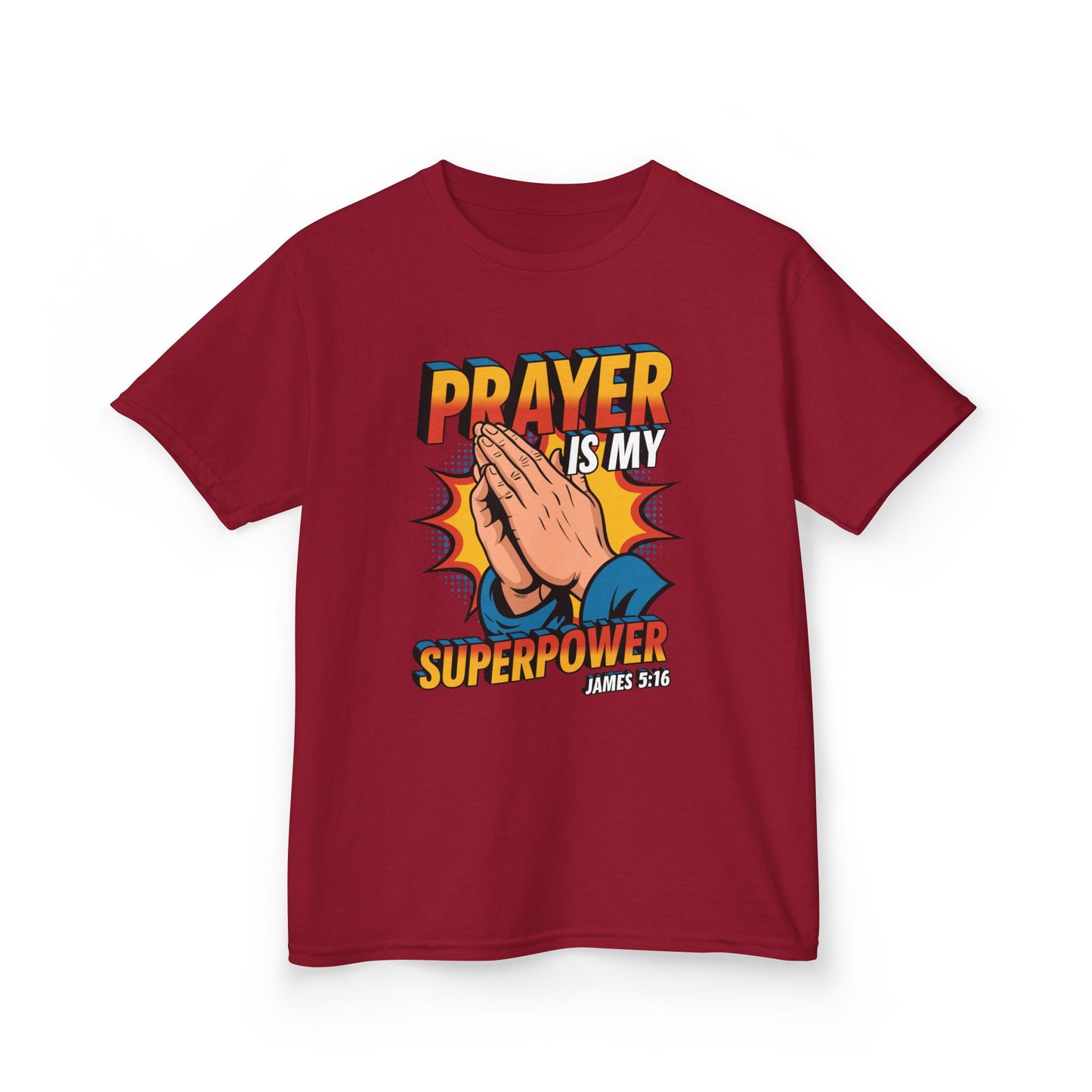 Prayer is My Superpower Kids Tee