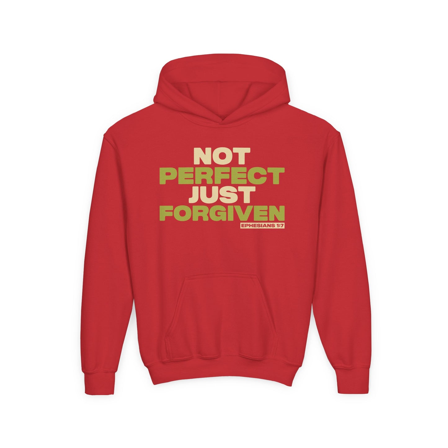 Not Perfect. Just Forgiven Youth Hoodie