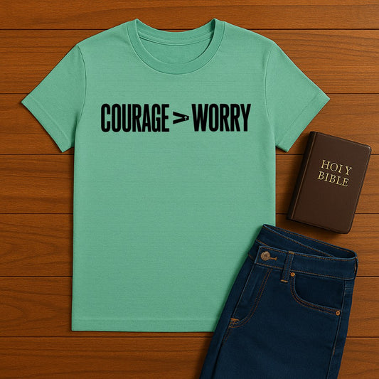 Courage > Worry Tee
