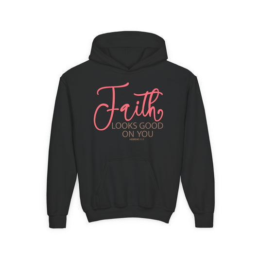 Faith Looks Good on You Youth Hoodie
