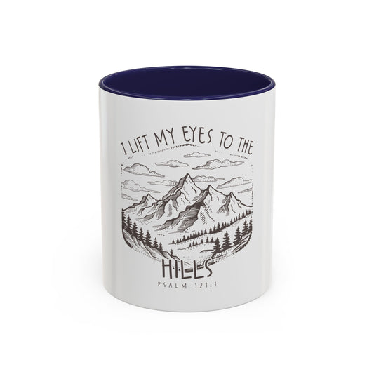 I lift my eyes to the hills Coffee Mug