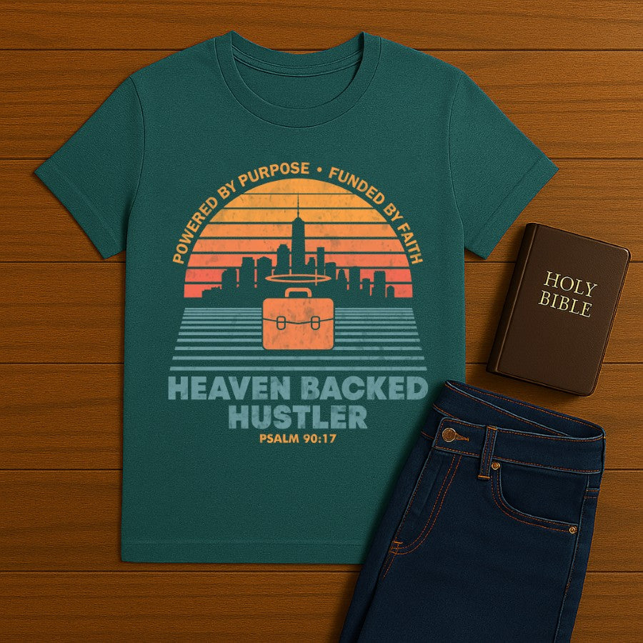 Heaven Backed Hustler Tee