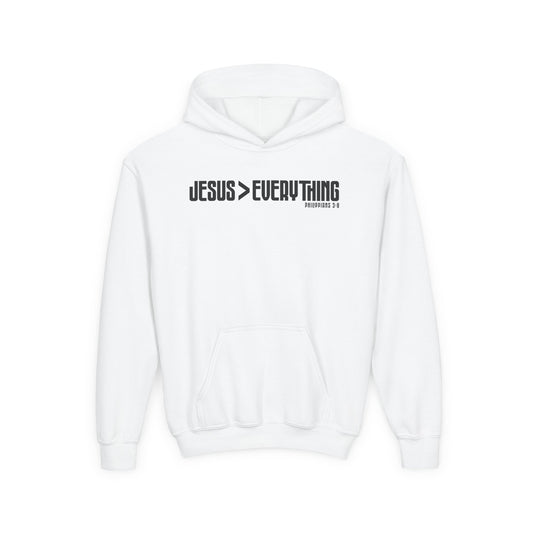 Jesus > Everything Youth Hoodie