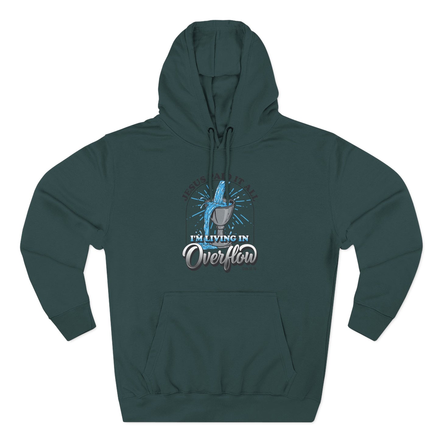 Jesus Paid It All – I'm Living in Overflow Hoodie