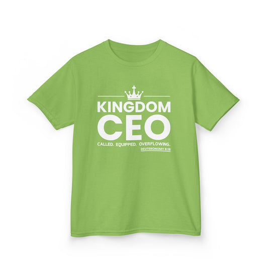 Kingdom CEO™ - Called. Equipped. Overflowing Kids Tee