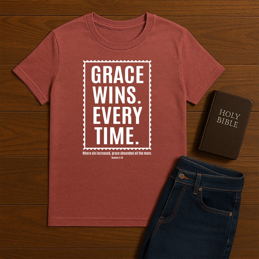 Grace Wins Every time Tee