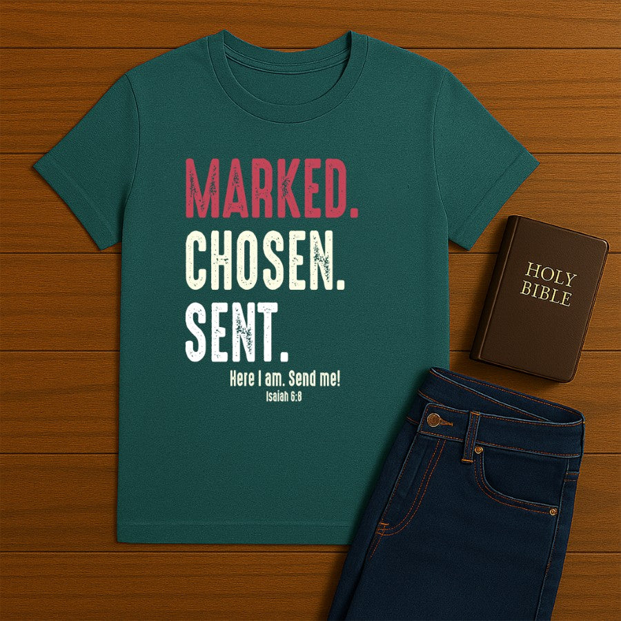 Marked Chosen Sent Tee