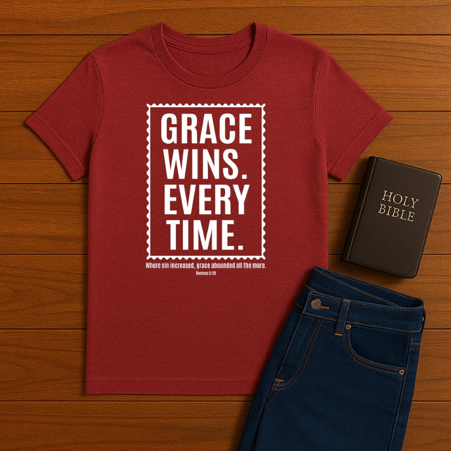 Grace Wins Every time Tee