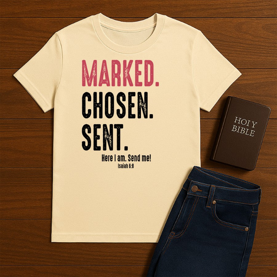 Marked Chosen Sent Tee