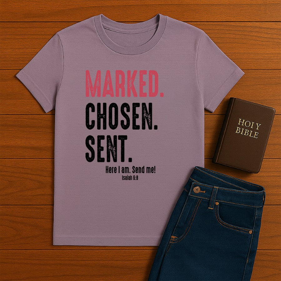 Marked Chosen Sent Tee