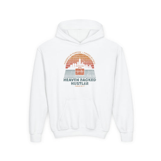 Heaven Backed Hustler Youth Hoodie