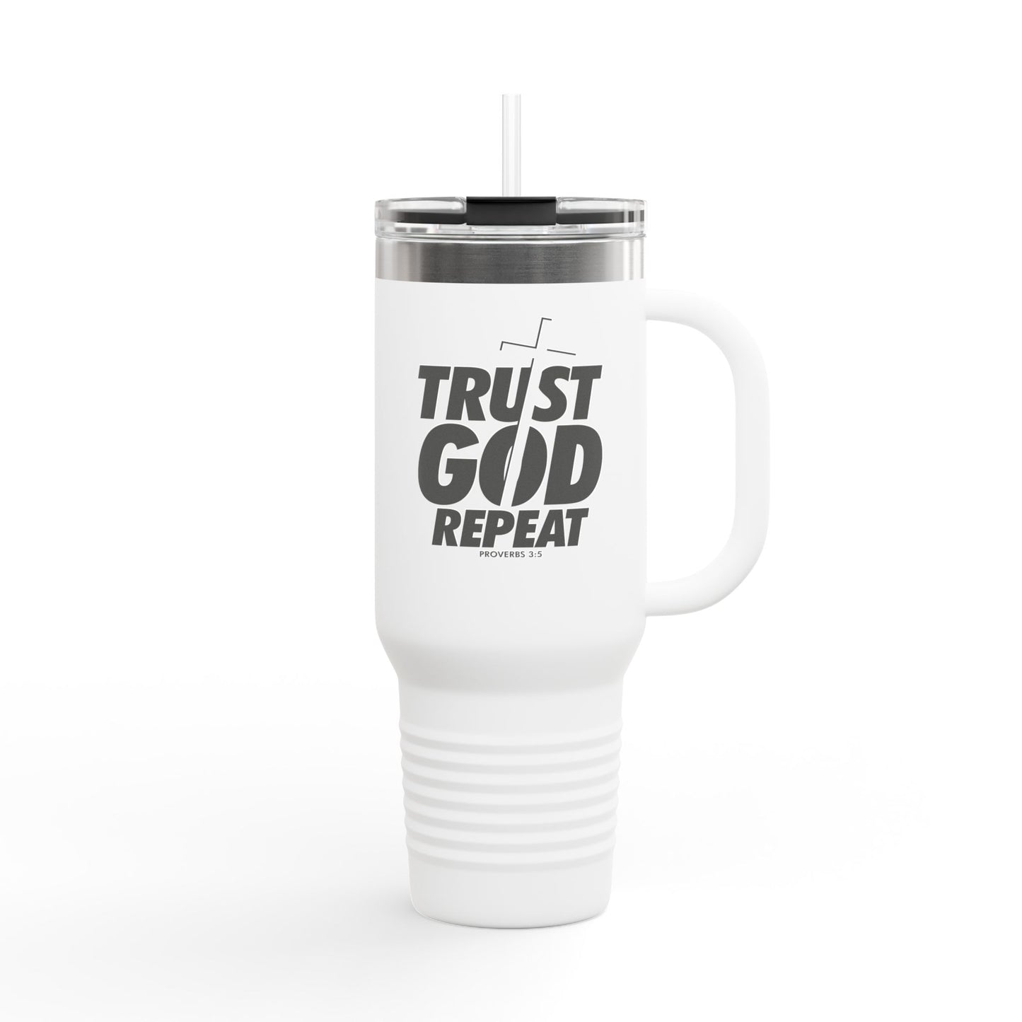 Trust God. Repeat Travel Mug