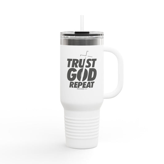 Trust God. Repeat Travel Mug