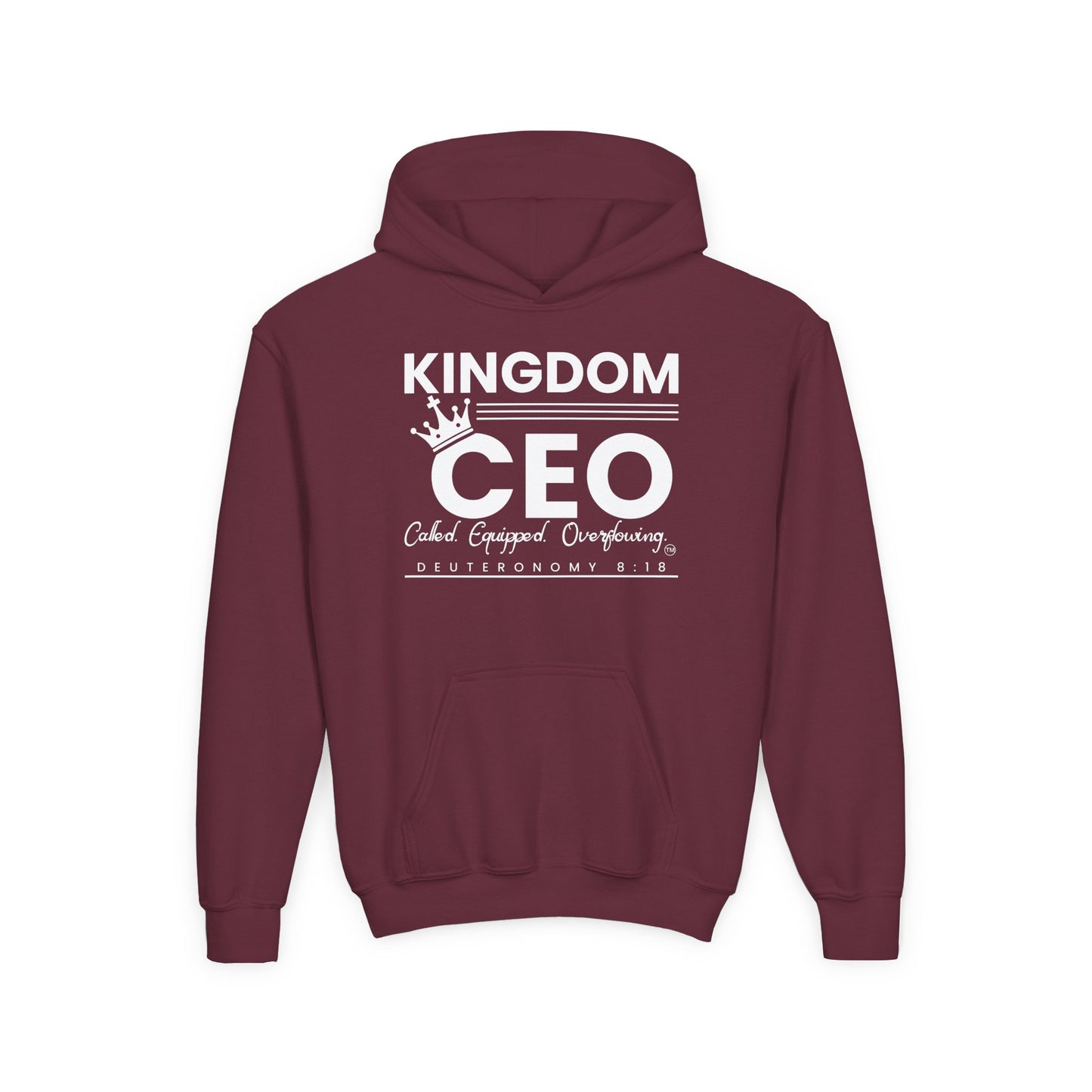 CEO: Christ Empowers Ownership Youth Hoodie