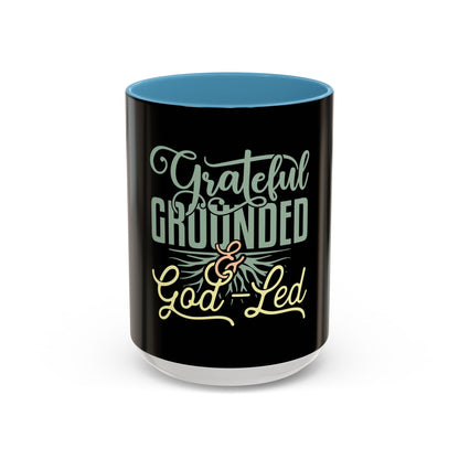 Grateful, Grounded, & God-Led Coffee Mug