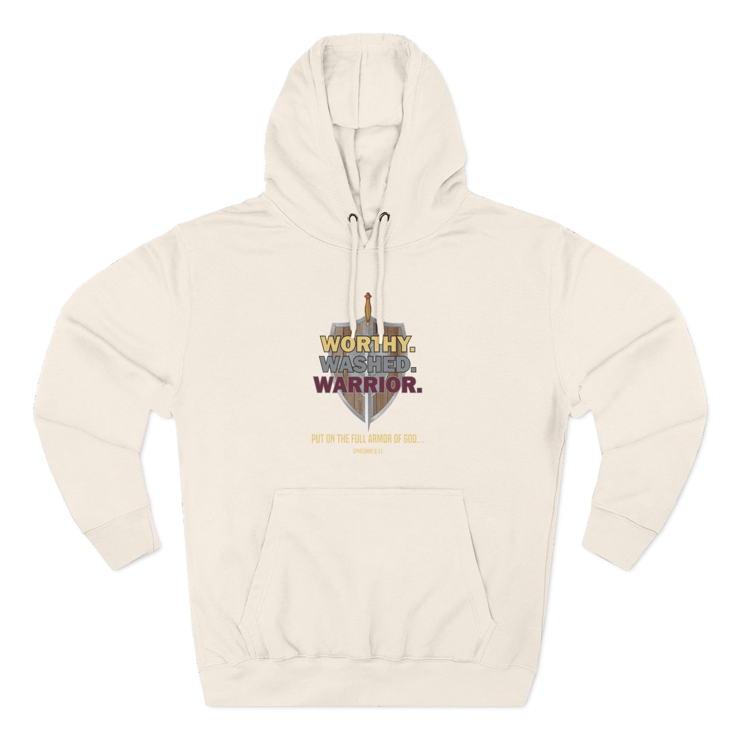 Worthy. Washed. Warrior Hoodie