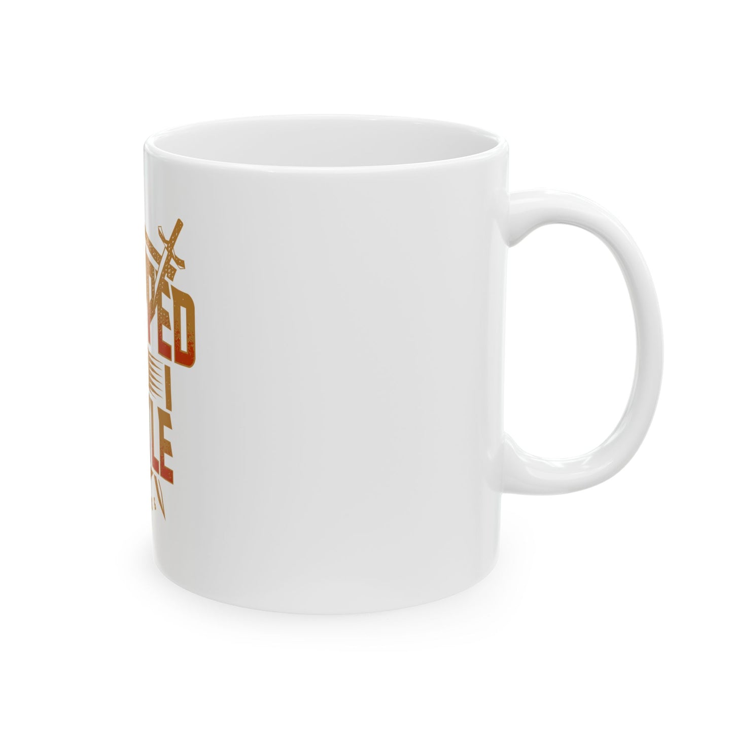Equipped for Battle Ceramic Mug
