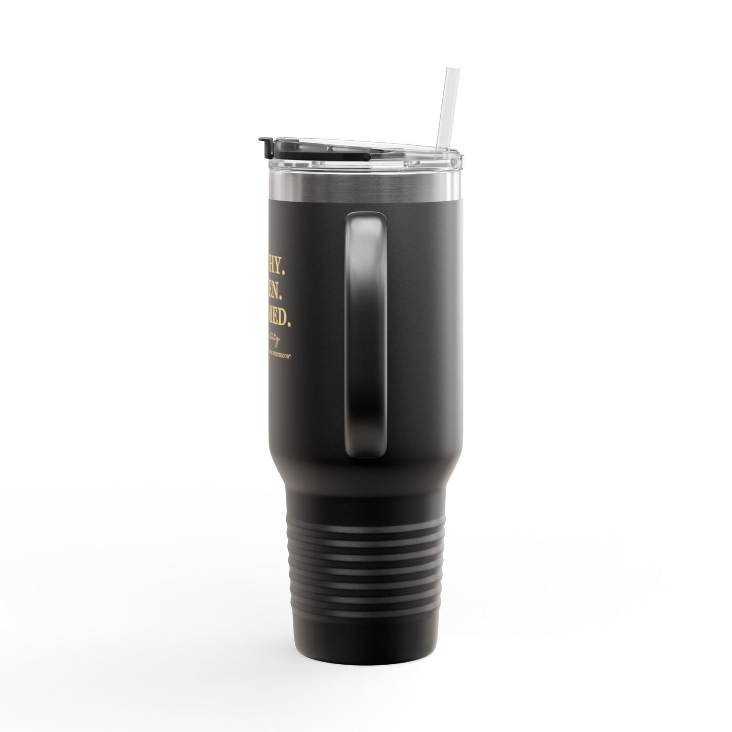 WORTHY. CHOSEN. REDEEMED Travel Mug -