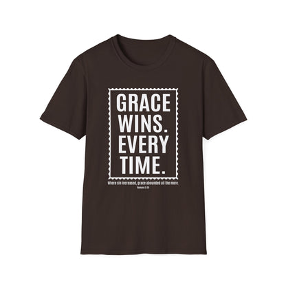 Grace Wins. Every Time Tee