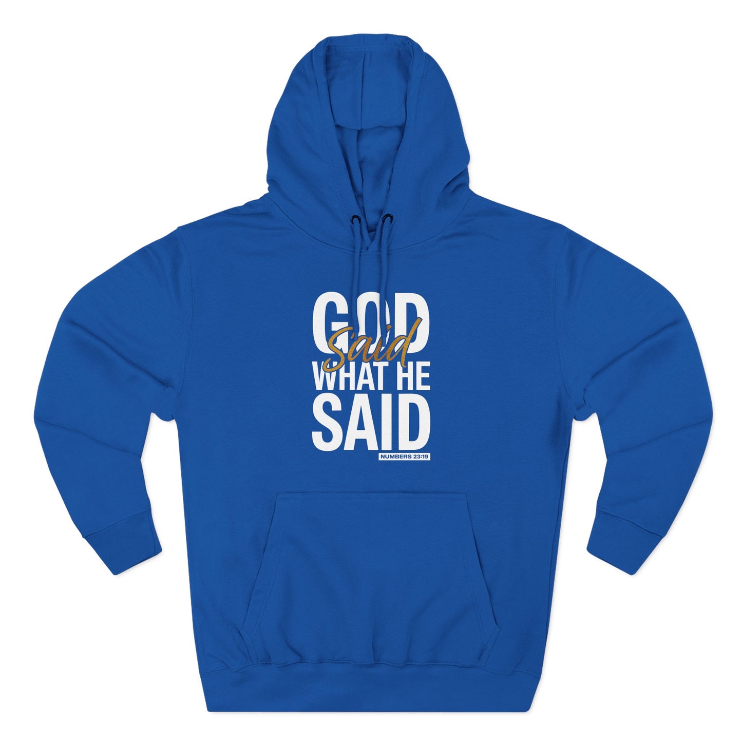 God Said What He Said  Hoodie