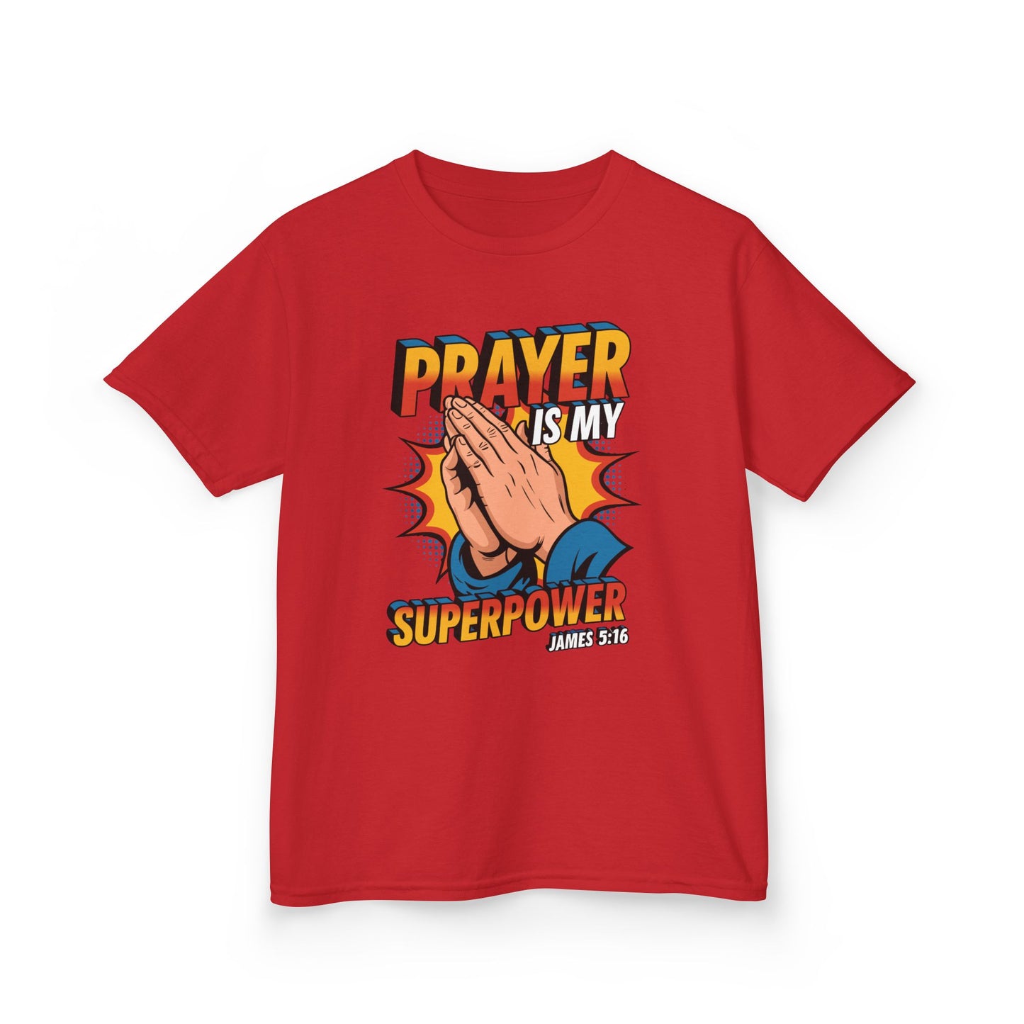 Prayer is My Superpower Kids Tee