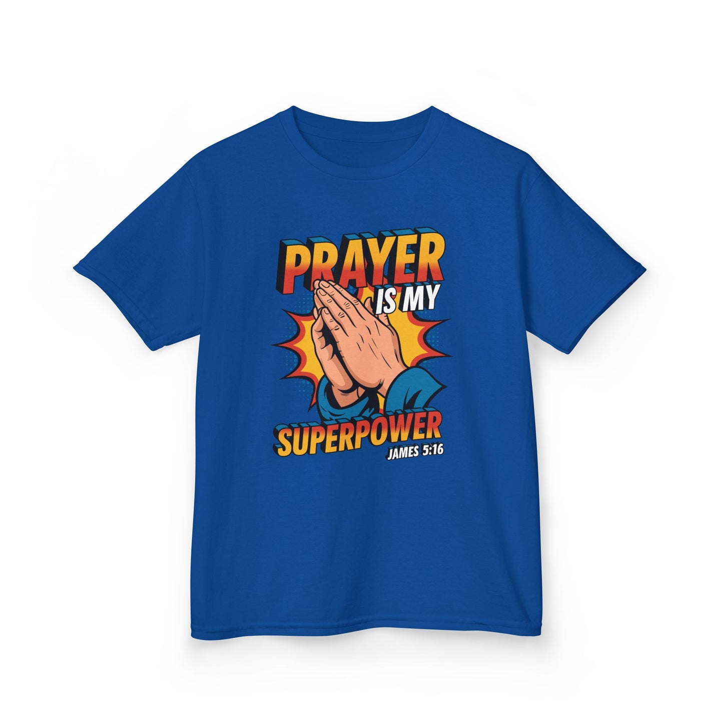 Prayer is My Superpower Kids Tee