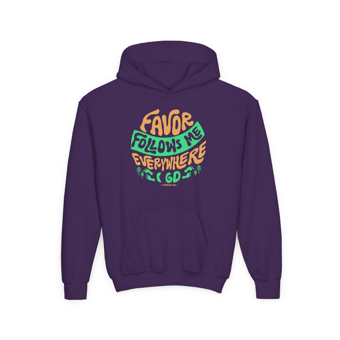 Favor Follows Me Everywhere I Go Youth Hoodie