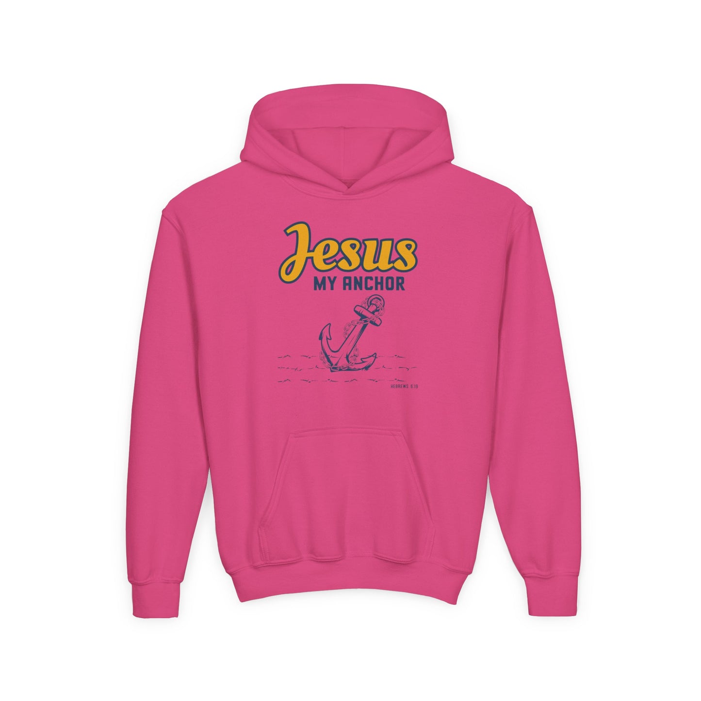 Jesus My Anchor Youth Hoodie