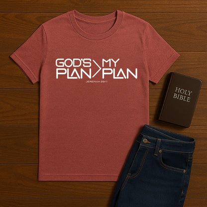 God's Plan > My Plan Tee