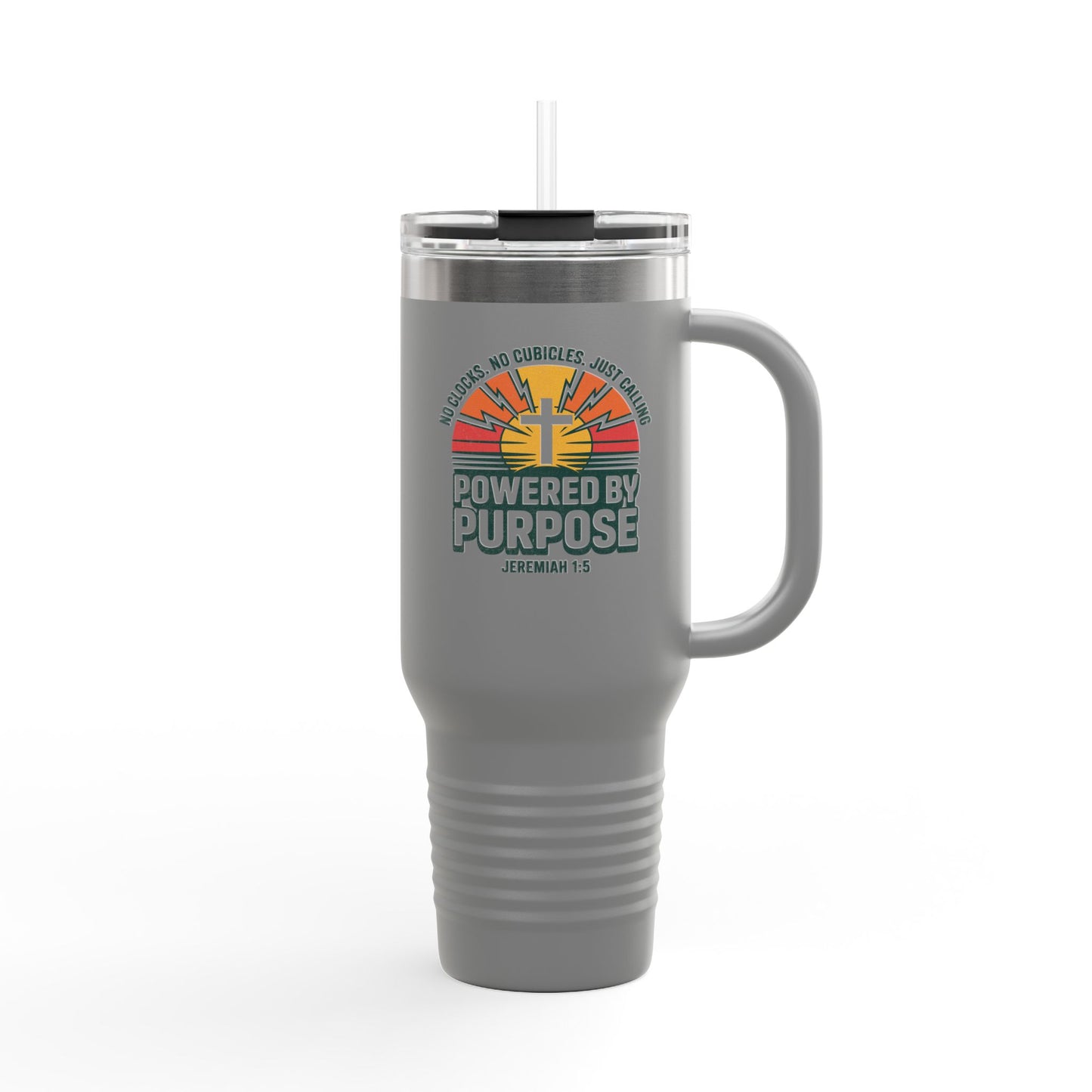 Powered by Purpose Travel Mug