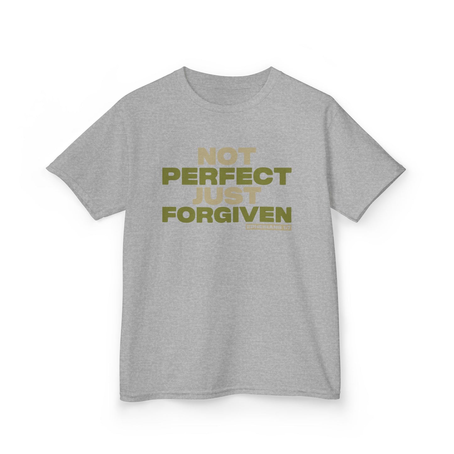 Not Perfect. Just Forgiven Kids Tee