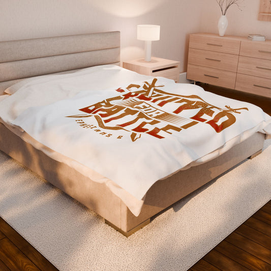 Equipped for Battle Velveteen Plush Blanket