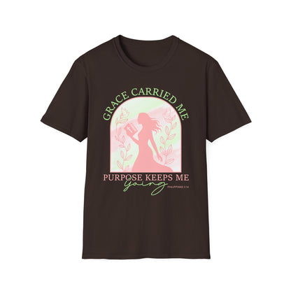 Grace Carried Me, Purpose Keeps Me Going Tee