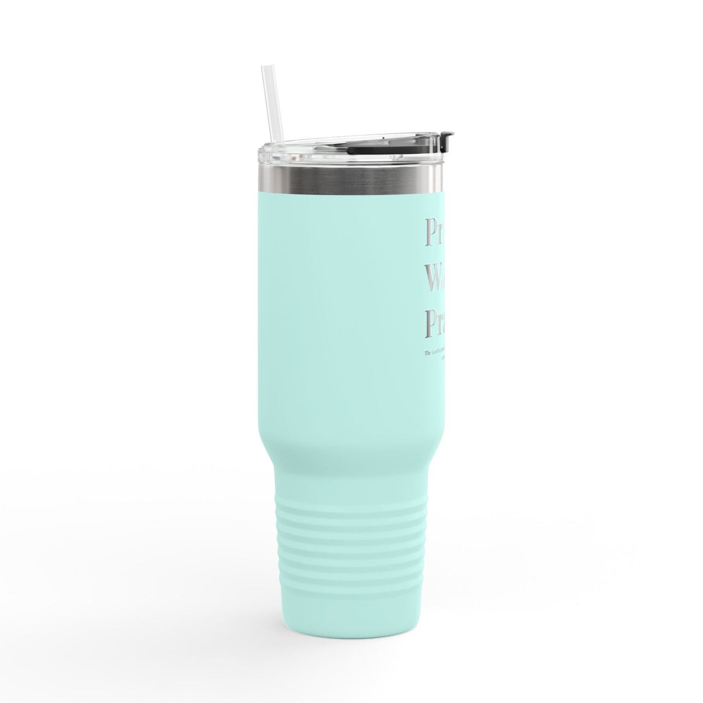 Pray. Wait. Praise Travel Mug
