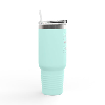 Pray. Wait. Praise Travel Mug