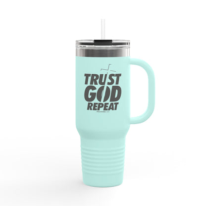 Trust God. Repeat Travel Mug