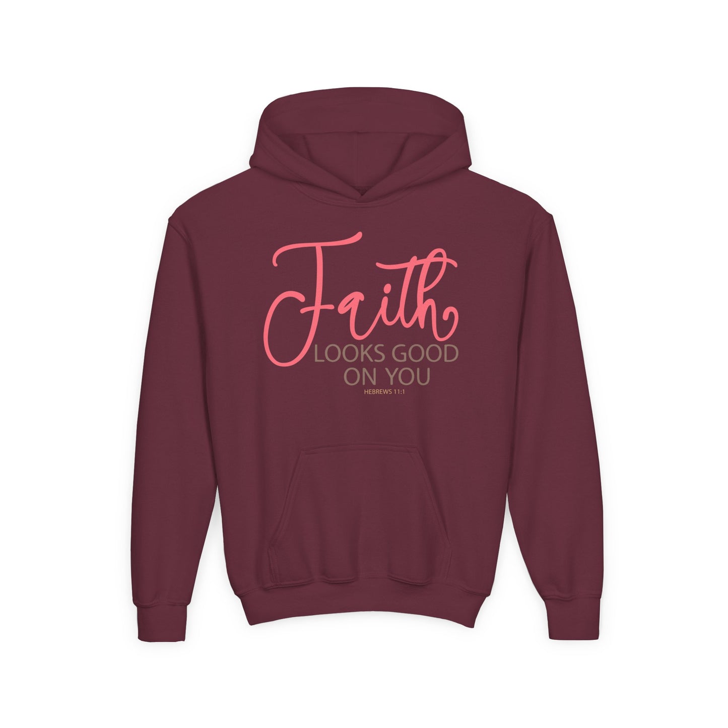 Faith Looks Good on You Youth Hoodie