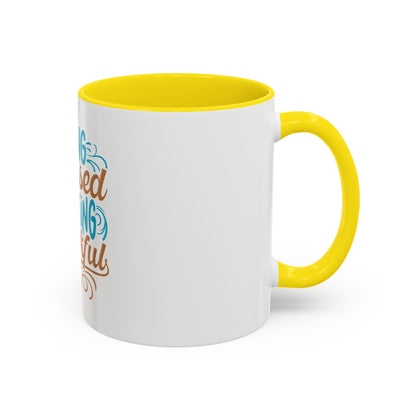 Living Blessed, Speaking Thankful Coffee Mug