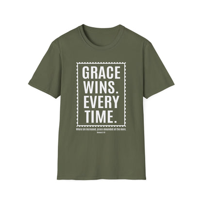 Grace Wins. Every Time Tee