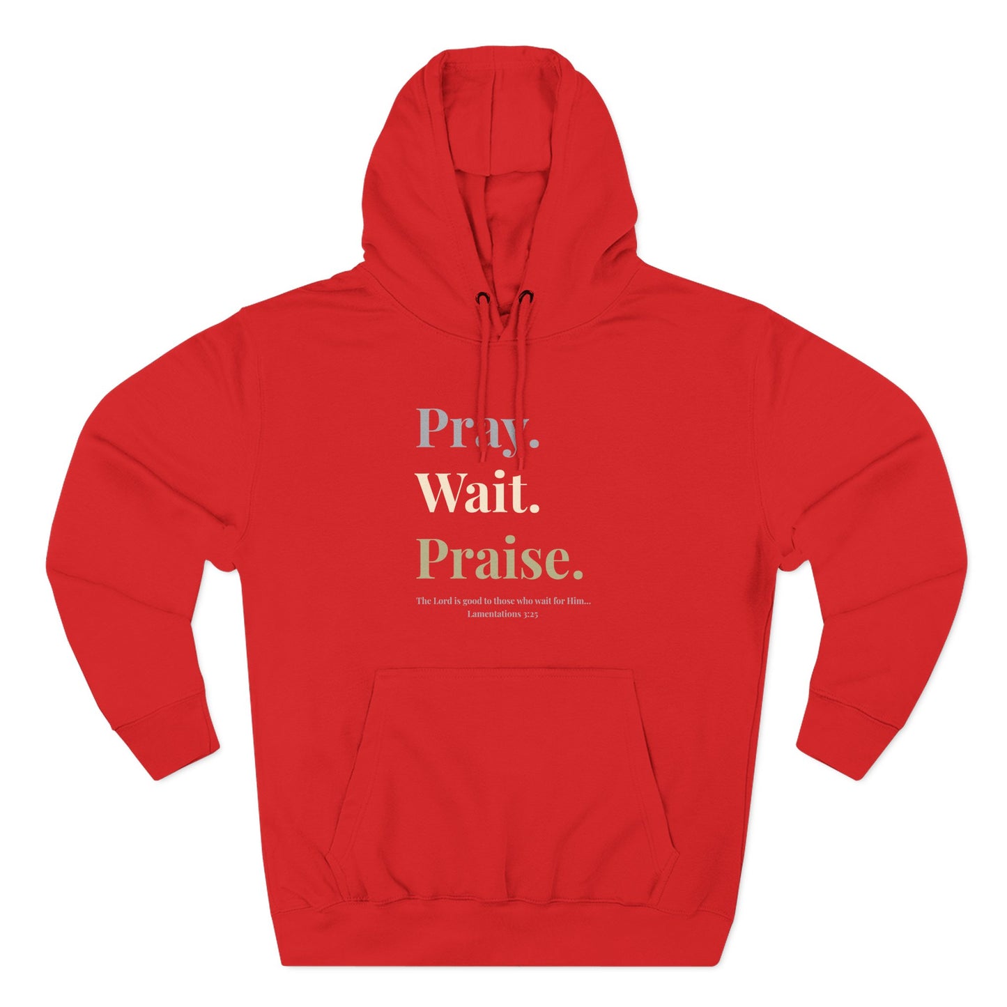 Pray. Wait. Praise Hoodie