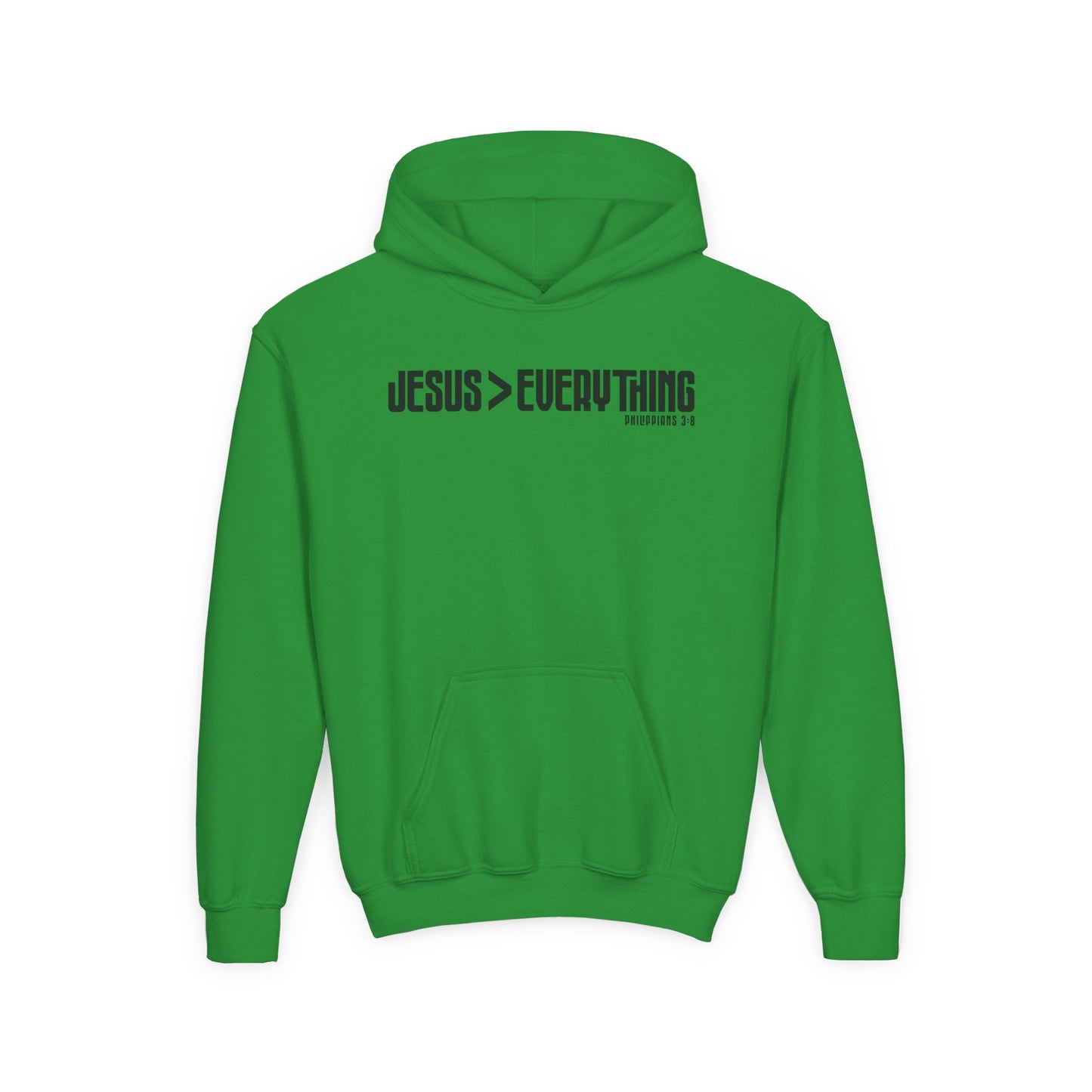 Jesus > Everything Youth Hoodie