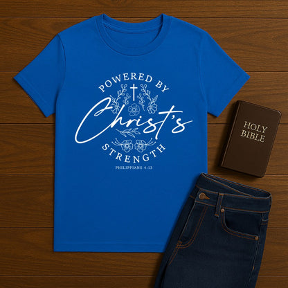 Powered By Christ  Tee
