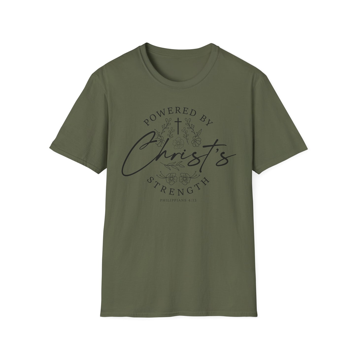 Powered by Christ’s Strength Tee