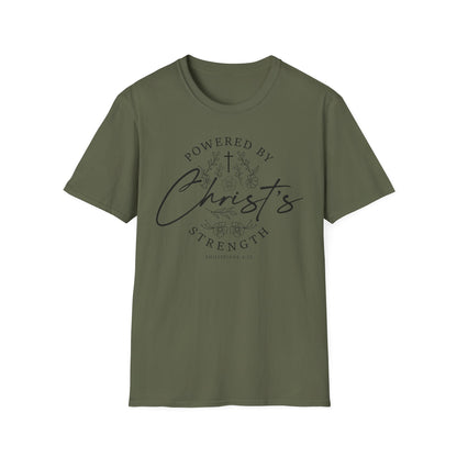 Powered by Christ’s Strength Tee