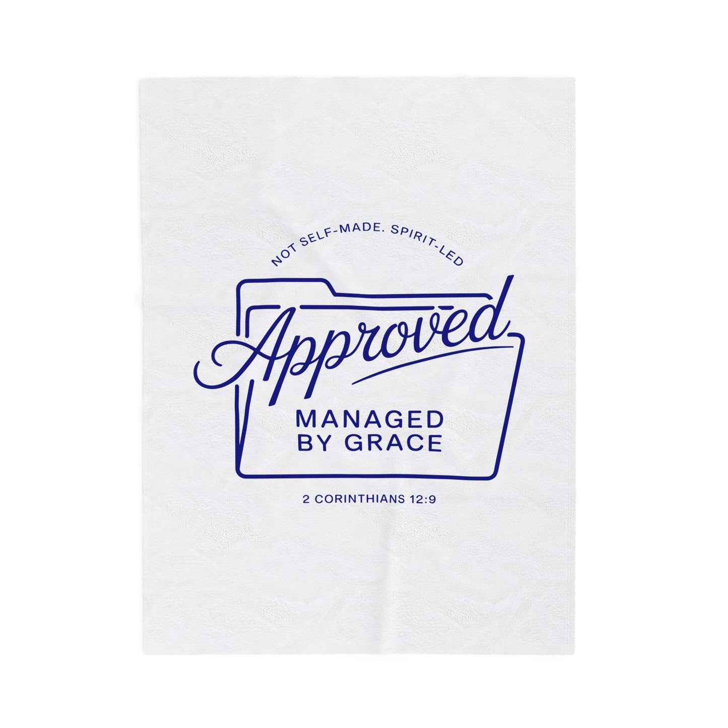 Approved managed by Grace  Velveteen Plush Blanket