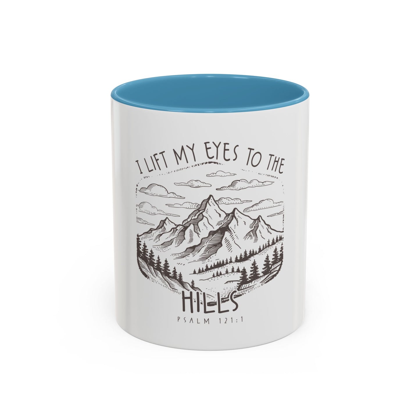 I lift my eyes to the hills Coffee Mug